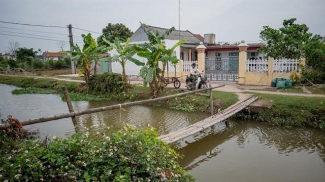 La familia de Huong vive en una zona rural vietnamita.