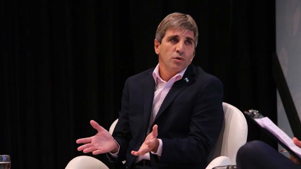 El ministro Luis Caputo en el Financial Summit, organizado por LA NACION en el Malba.