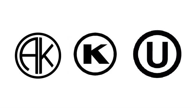 Sellos kosher. AK es la certificación argentina de Ajdut Kosher; las otras son internacionales