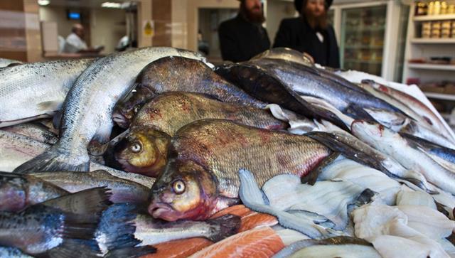Los pescados son kosher si tienen escamas y aletas.