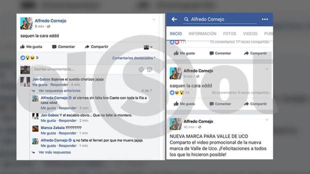 Hackearon la cuenta de facebook del gobernador mendocino Alfredo Cornejo