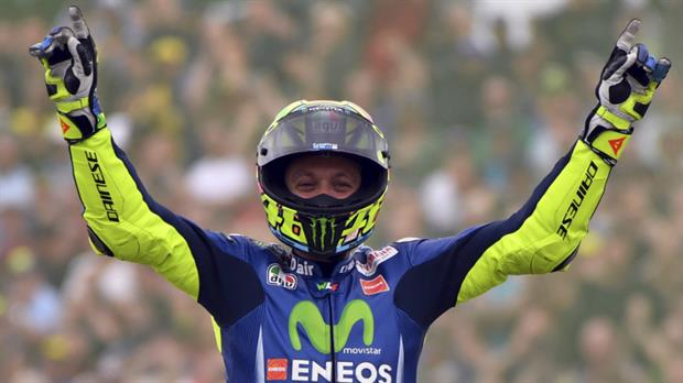 Valentino Rossi volvió a festejar después de un año