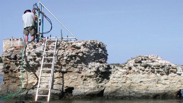 Los científicos examinaron muestras de este antiguo puerto romano con un sistema muy poderoso de rayos X.