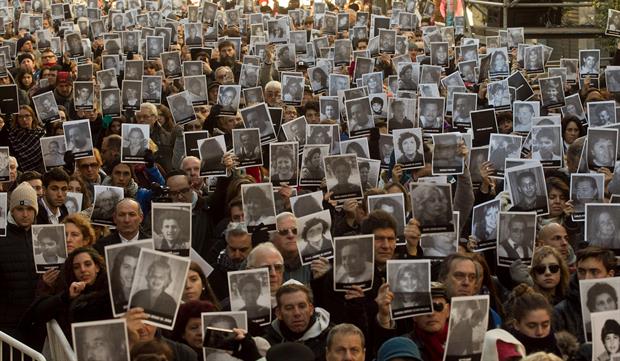 Esta tarde se celebró un acto en la AMIA