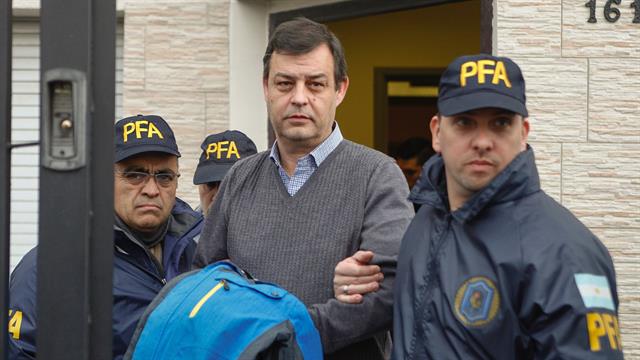 Manzanares fue detenido hoy en su estudio de Río Gallegos en el marco de la causa Los Sauces